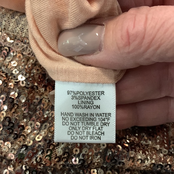 Gibson " hi sugarplum" sequin dress - Picture 6 of 8